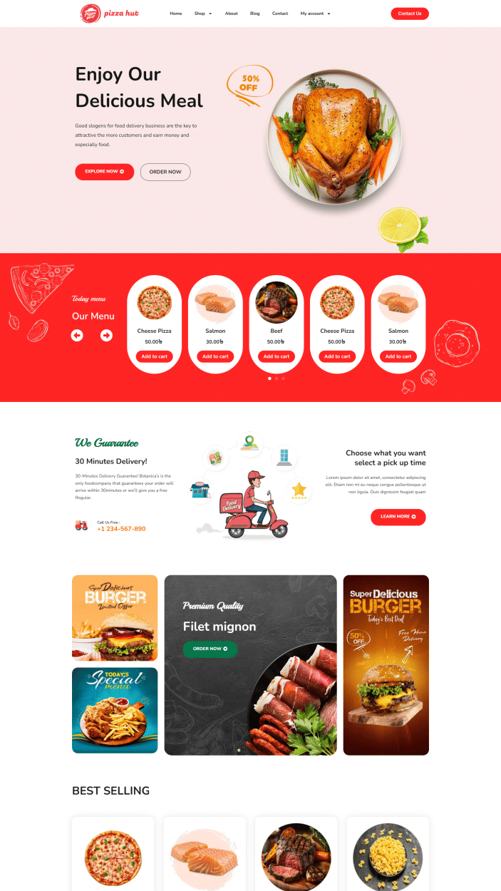 Restaurant Website